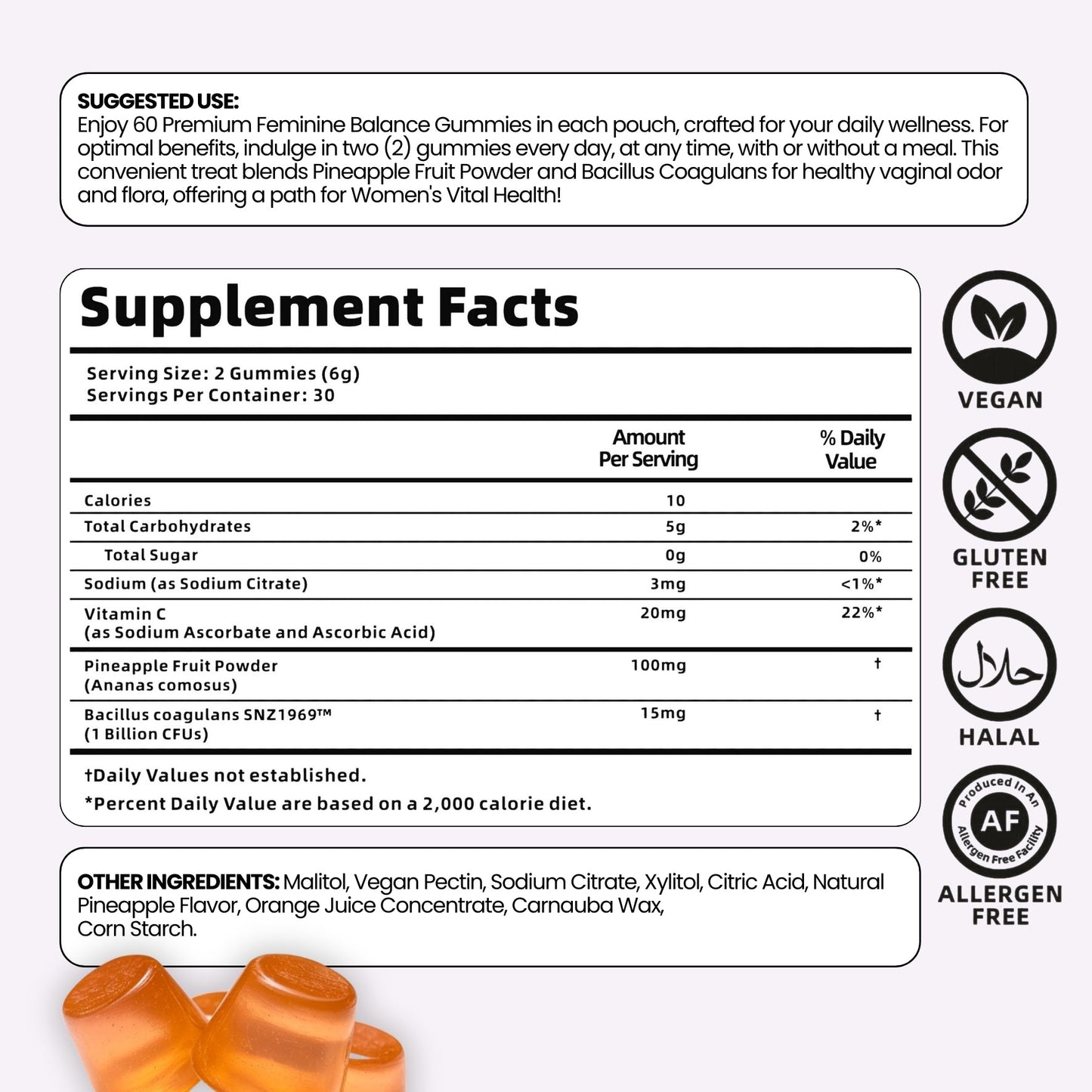Gummies confort intime